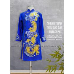 Áo Dài Cách Tân Nam Thêu Cao Cấp ANTCC824